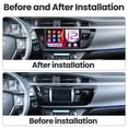 thumbnail image 2 of Radio estéreo para automóvil para Toyota Corolla 2014-2016: Actualización 5G-WiFi Unidad principal con pantalla táctil de 10.1" 1280 * 800 - Carplay inalámbrico Android Auto Bluetooth GPS RDS EQ HiFi, 2 of 5