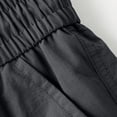 thumbnail image 7 of UAMVSH Mens Cargo Shorts Drawstring Elastic Waist Work Shorts Casual Knee Length Shorts with Multi Pockets for Outdoor, 7 of 7