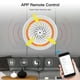 Ikayaa Tuya Wifi Sirène Intelligente Capteur Alarme Sonore et Visuelle 90dB Alarme Forte APP Télécommande Système de Sécurité à Domicile Compatible avec la Vie Intelligente – image 5 sur 7