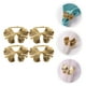 thumbnail image 2 of EeaseMX 4 piezas de botones para servilletas, porta servilletas de restaurante, útiles anillos de aleación para servilletas., 2 of 8