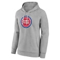 thumbnail image 2 of Women's Gray Detroit Pistons Primary Logo Pullover Hoodie, 2 of 3