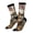 3 Black, variant on American Wildlife Deer Forest Print Adult Socks for Men & Women,Calf Socks, Ankle Socks,Boots Socks,Breathable Casual Sock,Unisex Crew Socks