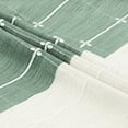 thumbnail image 4 of REGALWOVEN Rustic Tablecloth Cotton Linen Waterproof Table Cover with Tassels Green 55"x71", 4 of 5