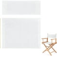thumbnail image 1 of 1 juego de repuesto de lona para silla de director con palo de madera, funda de repuesto portátil de lona para silla de director, asiento y respaldo de silla de maquillaje de repuesto, 1 of 9