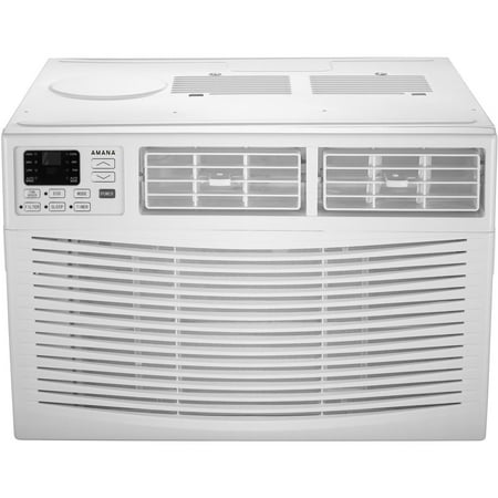 Amana 18 000 BTU 1000 Sq. ft 230V Window-Mounted Air Conditioner with Remote Control White AMAP182CW