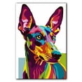 thumbnail image 3 of Pharaoh Hound Dog Canvas Wall Art Poster Prints Colorful Pop Animal Art Wall Decor Dog Picture Artwork Pet Dog Painting Poster for Home Bedroom Living Room Decoration Framed, 3 of 6