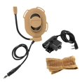 thumbnail image 1 of Z táctica individual k-head walkie talkie bowman elite II auriculares con u94 ptt (marrón) Scienceny AF000947-00, 1 of 6