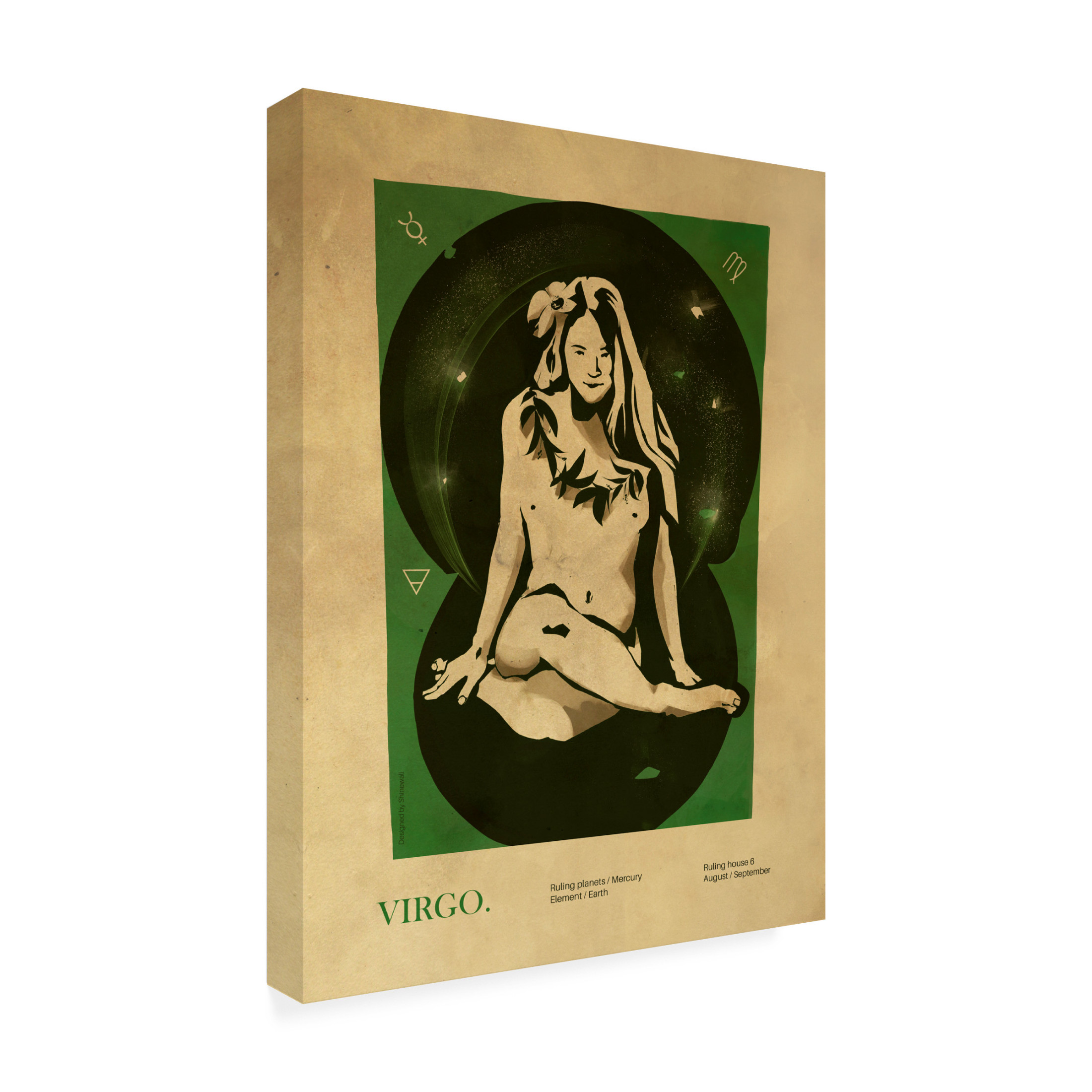 Trademark Fine Art Dionisis Gemos  Virgo print Canvas Wall Art