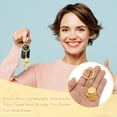 thumbnail image 4 of Uxcell Basketball Hoop Keychain, Mini Cute Sports Basketball Key Chain Gold, 4 of 7