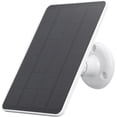thumbnail image 1 of Veeki 10W Solar Panel Charger, IP65 Weatherproof Efficient Monocrystalline Silicon Kit, Portable Solar Panel Charge for Arlo Pro 3 Pro 4 Ultra Ultra 2 Go 2 Floodlight Cameras (White)-51503, 1 of 1