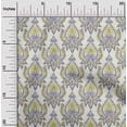 thumbnail image 2 of oneOone Cotton Poplin Lime Green Fabric Asian Traditional Floral With Texture Sewing Material Print Fabric By The Yard 42 Inch Wide, 2 of 4