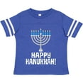 thumbnail image 3 of Inktastic Happy Hanukkah Menorah Boys or Girls Toddler T-Shirt, 3 of 5