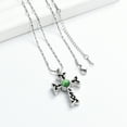 thumbnail image 6 of Cremation Jewelry Cross Urn Necklaces for Ashes for Women for Men, Retro Cross Memorial Keepsake Urn Pendant, 6 of 7