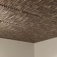 thumbnail image 2 of FASÄDE Dunes Decorative Vinyl 2ft x 2ft Lay in Ceiling Panel in Bermuda Bronze(5 Pack), 2 of 5