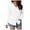 White, variant on Long Sleeve Tops for Women 2025 Button Down Shirts Women Oxford Shirt Cotton Dress Shirts Collared Free Blouse Tops (White, XL)