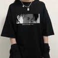 thumbnail image 2 of 2021 verano nuevo anime japonés camiseta de gran tamaño de manga corta suelta streetwear camisetas casual Harajuku ropa de mujer Gao Jiahui  unisex, 2 of 2