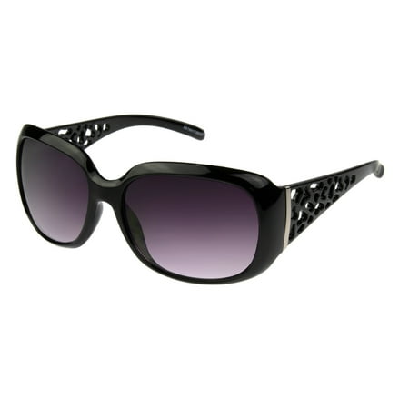 Foster Grant Women's Black Square Sunglasses G09