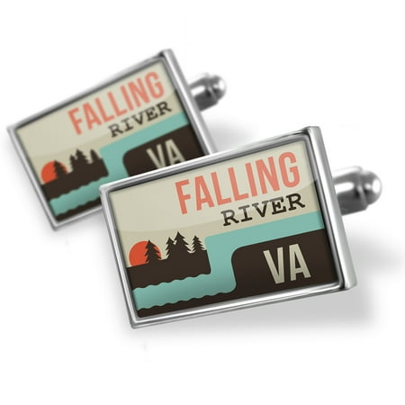 Cufflinks USA Rivers Falling River - Virginia - NEONBLOND