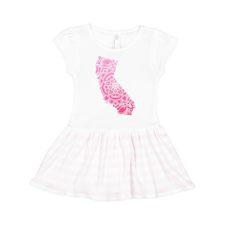 

Inktastic California Silhouette Mandala Gift Toddler Girl Dress