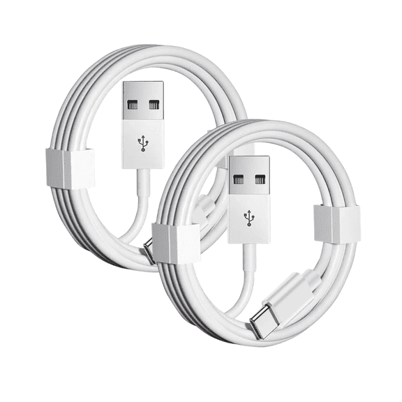 [2 Pack] Entronix USB-A to USB-C Charger Cable [3FT] Fast Charging and Data Transfer Cord for iPhone, Android, Tablet and other Type-C Devices