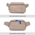 thumbnail image 5 of HKCLUF Cross Body Small Sling Bag for Women,Vegan Leather Cross Body Fanny Packs Chest Bag for Women with Adjustable Strap, 5 of 8