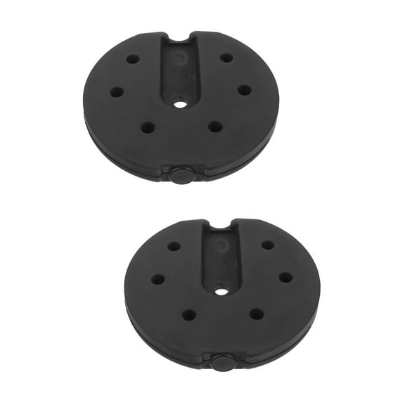 2pcs Round Table Lamp Base Floor Light Holder DIY Display Lamp Base Light Parts Stand Weight for Nightstand