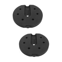 2pcs Round Table Lamp Base Floor Light Holder DIY Display Lamp Base Light Parts Stand Weight for Nightstand