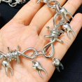 thumbnail image 4 of Thorns Tooth Necklace Alloy Pendant Street Shooting Fashion Jewelry Necklace, 4 of 5