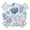 Navy Blue, variant on Spring Floral Round Fitted Tablecloth with Elastic Edge, Waterproof Table Cloth Table Cover for 36"-44" Tables, Summer Farmhouse Vintage Botanical Tablecloths for Dining Picnic Indoor Outdoor
