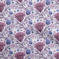 thumbnail image 1 of oneOone Viscose Chiffon Wine Fabric Asian Floral Craft Projects Decor Fabric Printed By The Yard 42 Inch Wide, 1 of 4