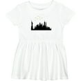 thumbnail image 3 of Inktastic New York Skyline Girls Baby Dress, 3 of 5