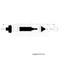 thumbnail image 3 of Cable Chicote Embrague Compatible Con Peugeot 206 1.4L 1998 1999 2000 2001  Diesel,       Brasil CAHSA Cable Chicote Acelerador, 3 of 7