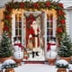 thumbnail image 5 of Uuiauoio Christmas Door Curtain,Festive Christmas Door Curtain with Santa Claus Design Outdoor Holiday Decor Hanging Fabric Banner for Porch Entryway Wall Photo Background and Party Decoration, 5 of 6