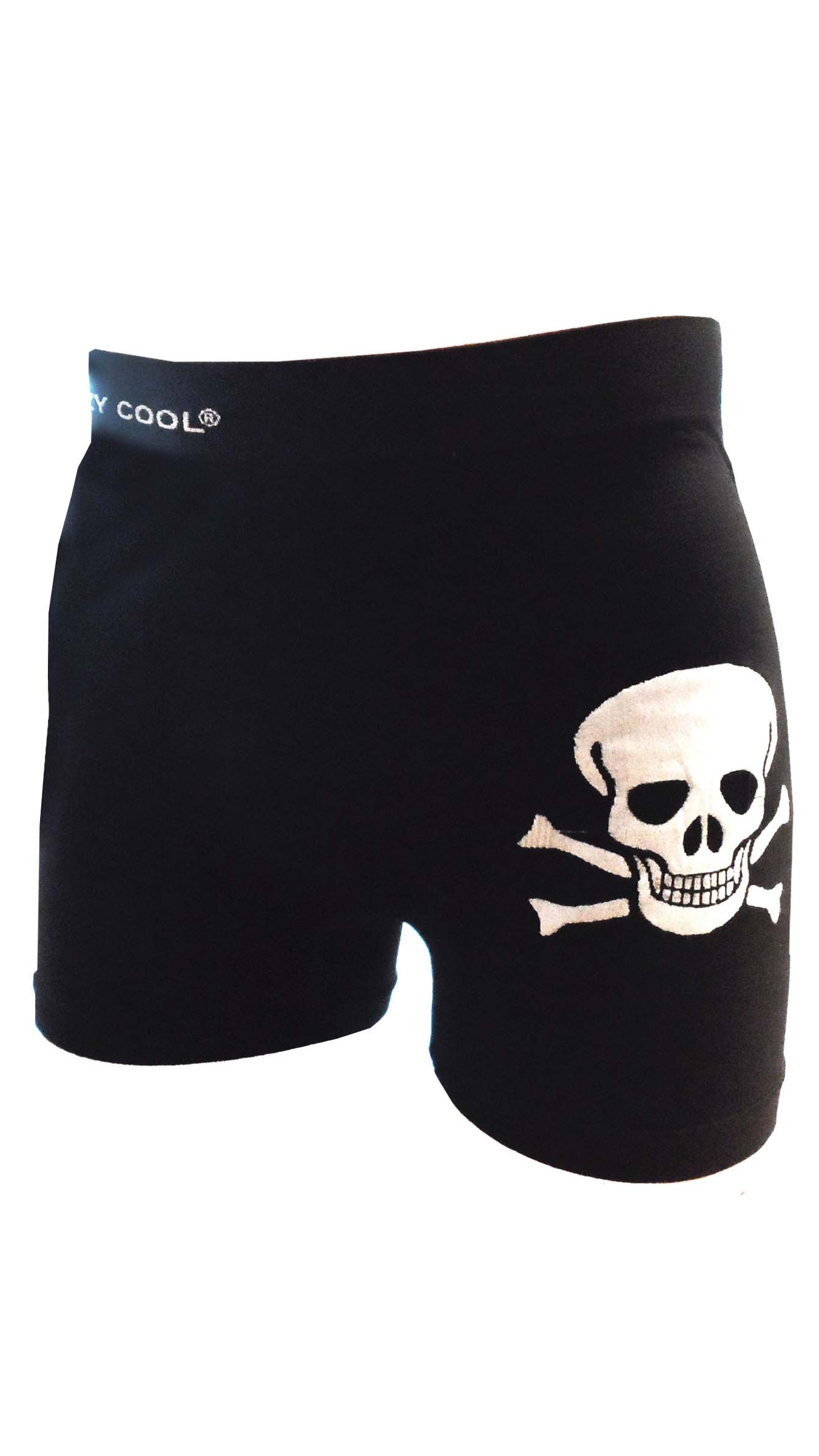 Crazy Cool Men's Seamless Boxer Briefs Underwear 6-Pack Set (Skull ...