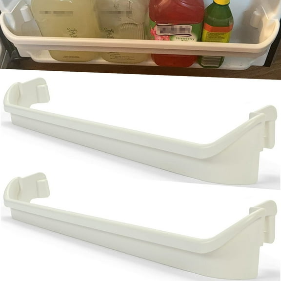 KOJEM Refrigerator Door Shelf for 240534901 AP3214630 PS734935 Replacement Fit for Kenmore Frigidaire Door Bin 2 PCS Rack Bar Rail Retainer