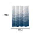 thumbnail image 2 of Cortina de ducha de poliéster impermeable en cortina de baño de invierno cortina de baño simple de impresión digital Vhermosa CPB-YL379-1, 2 of 7