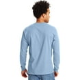 Hanes Men's Authentic Long Sleeve Pocket Tee
