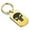 Gold, variant on Stainless Steel Punisher Dog Tag Keychain Circle Ring