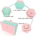 thumbnail image 6 of JINGBAO 4 pack Accordion File Organizer, Letter Size, 5 Pocket Expanding File Folder, Cute File Folder with Labels, Portable File Organizer for School Office Supplies, 6 of 7