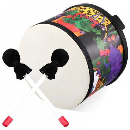 QAYOZ Bongo Drum Percussion Instrument 8 Inch Bongo Drum Set Music Instruments For Adults Kids Toddlers