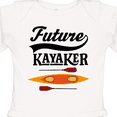 thumbnail image 4 of Inktastic Kayaking Future Kayaker Boating Boys or Girls Long Sleeve Baby Bodysuit, 4 of 5