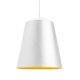 thumbnail image 1 of Lampara de techo colgante decorativa estilo nórdico 33 cm de diámetro ilios innova Blanco con dorado, 1 of 9