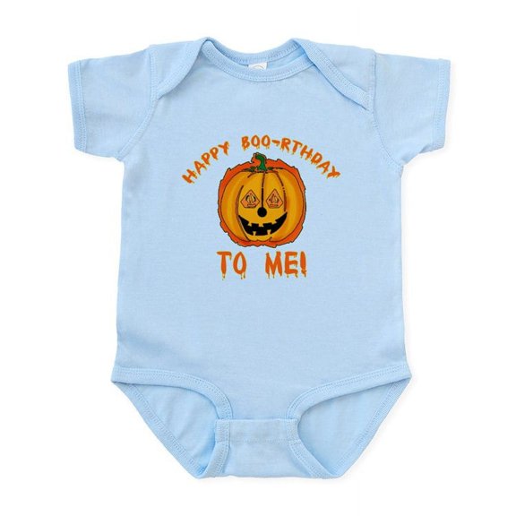 CafePress - Happy Boorthday Halloween Birthday Infant Bodysuit - Baby Light Bodysuit, Size Newborn - 24 Months