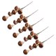 thumbnail image 1 of AURARMLET 4Ud De Hongos Artificiales Café Para De Y Macetas, 1 of 8