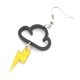 thumbnail image 5 of Lindos pendientes con forma de gota de nube para mujer, adornos para regalo de cumpleaños ------Código de producto 71819, 5 of 5