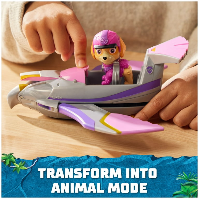 PAW Patrol Jungle Pups, Skye Falcon Vehicle with Figure