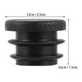 WAXIAYU Furniture Leg Plugs 25mm 100pcs Plastic Hole Covers