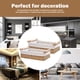 thumbnail image 4 of Cestas Mimbre Decorativas Pequeñas Cesta de papel para lavabo Cesta de almacenamiento impermeable para baño para organizar el baño, 4 of 8