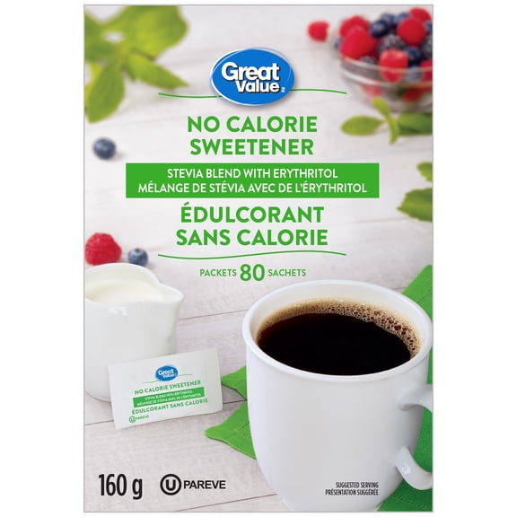 Great Value Stevia No Calorie Sweetener
