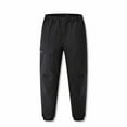 thumbnail image 2 of Boys Pants,Childrens Hiking Trousers Waterproof Outdoor Trekking Pants Elasticated Waist Thicken Jogging Bottoms for Boys Girls,Girls Pants,02 Black,5-6 Years, 2 of 4